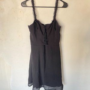 Black Sleeveless Dress - Size Small